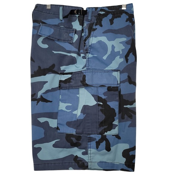 Rothco‎ Mens Casual Street Cargo Army Military BDU Camo Shorts Y2K XXL Gorpcore - Picture 3 of 10